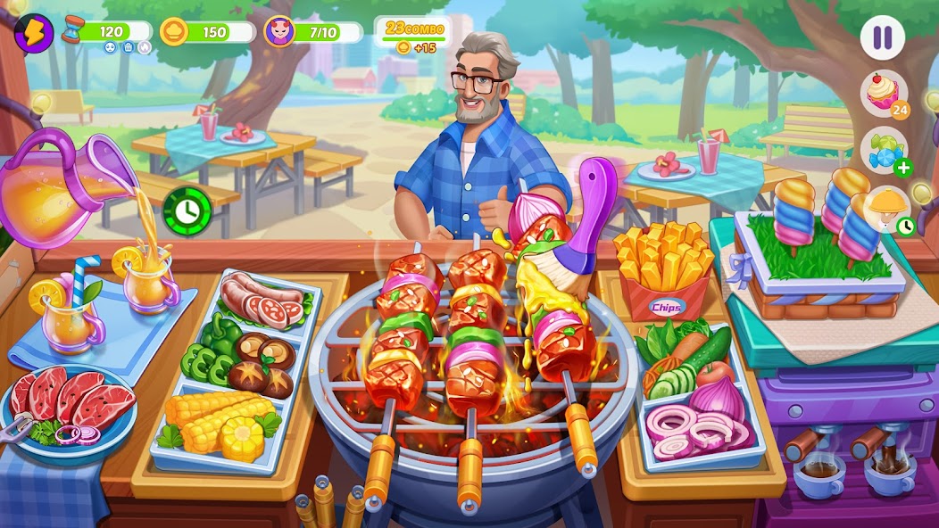 Cooking Town - Restaurant Game Mod  Screenshot 1