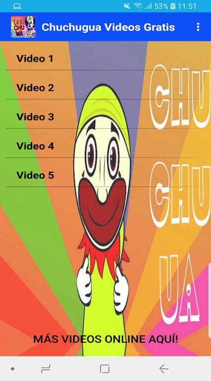 Chuchuwa Chuchuwa Videos Infantiles  Screenshot 1