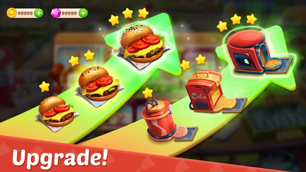 Cooking Town - Restaurant Game Mod  Screenshot 3