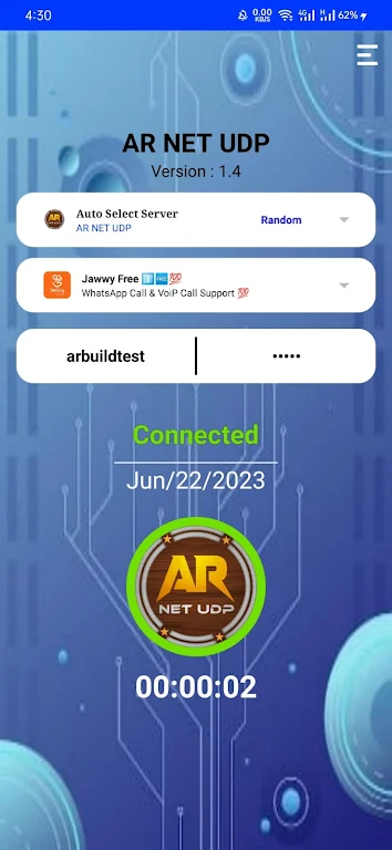 AR NET UDP - Fast Secure VPN  Screenshot 2