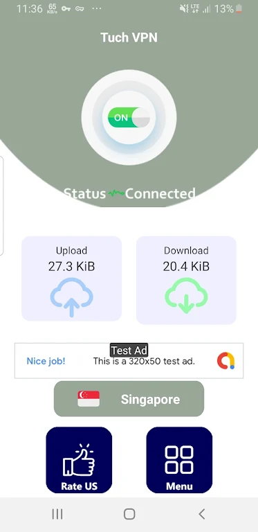 Tuch VPN - Fast Gaming VPN  Screenshot 1