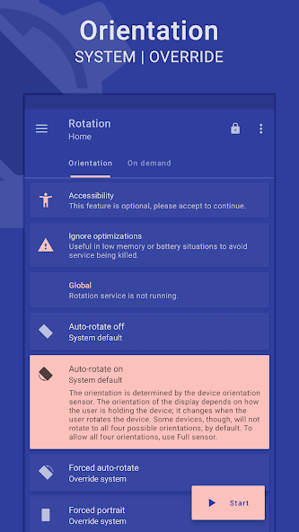 Rotation | Orientation Manager Mod  Screenshot 1