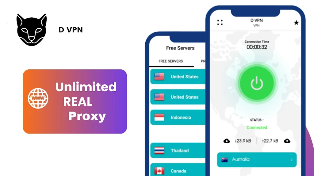 D VPN - Unlimited Proxy Vpn  Screenshot 4