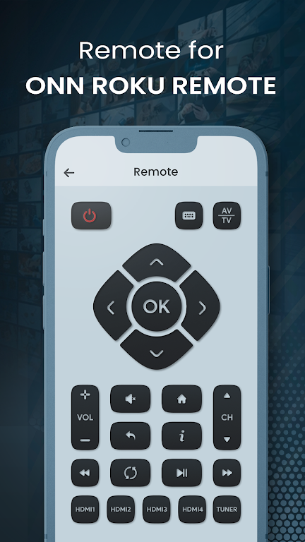 Remote for Onn Roku TV | Cast  Screenshot 1