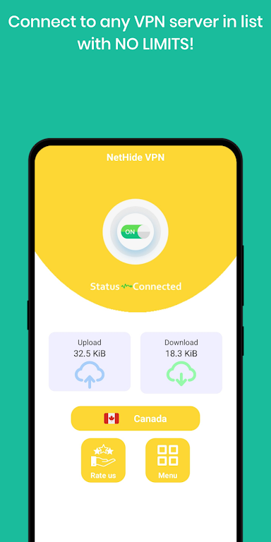 NetHide VPN- Fast and Secure  Screenshot 3