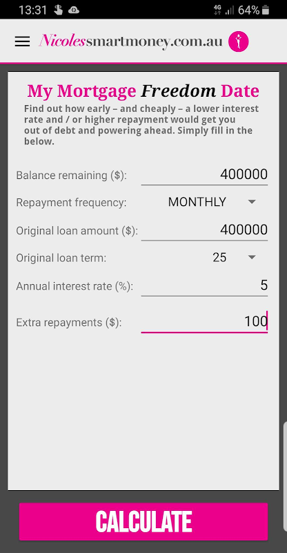 My Mortgage Freedom Date  Screenshot 4