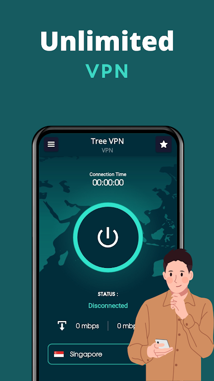 TreeVPN - Fast, Secure & Safe  Screenshot 2