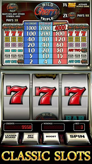 Wild Triple Cherry Slots Free  Screenshot 1