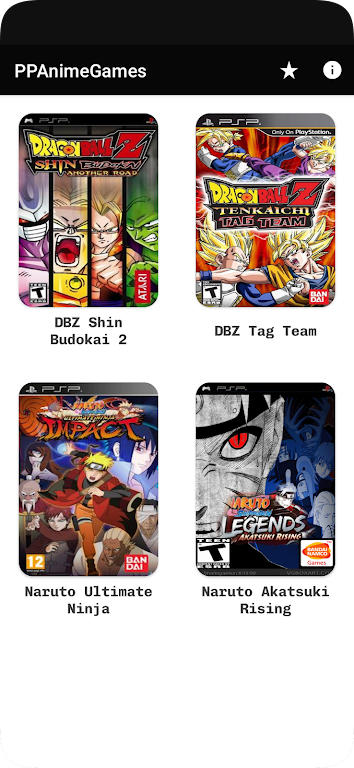 Portable Animes Games  Screenshot 2