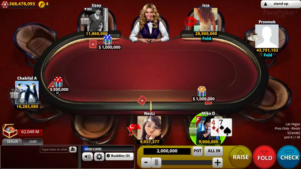 FacePoker Texas Holdem Poker  Screenshot 3