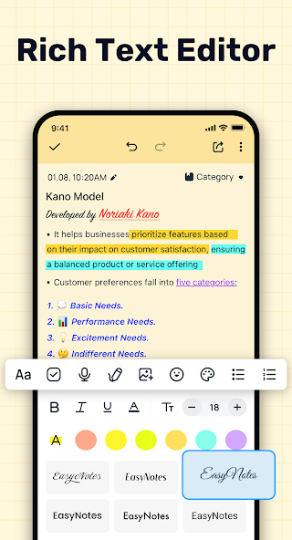 Easy Notes - Note Taking Apps Mod  Screenshot 2