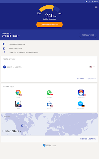 Rocket VPN – Internet Freedom  Screenshot 4