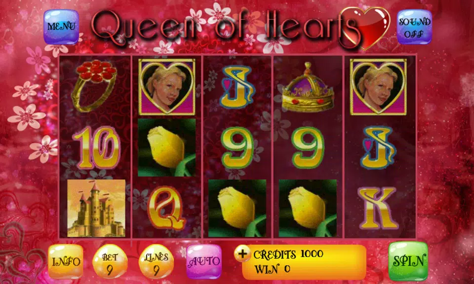 Queen Of Hearts Slot  Screenshot 2