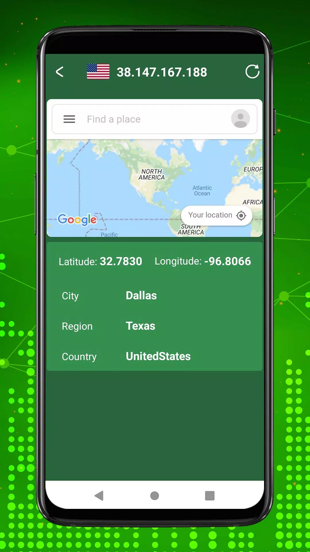 Green VPN-Fast, Secure, Free Unlimited Proxy  Screenshot 1