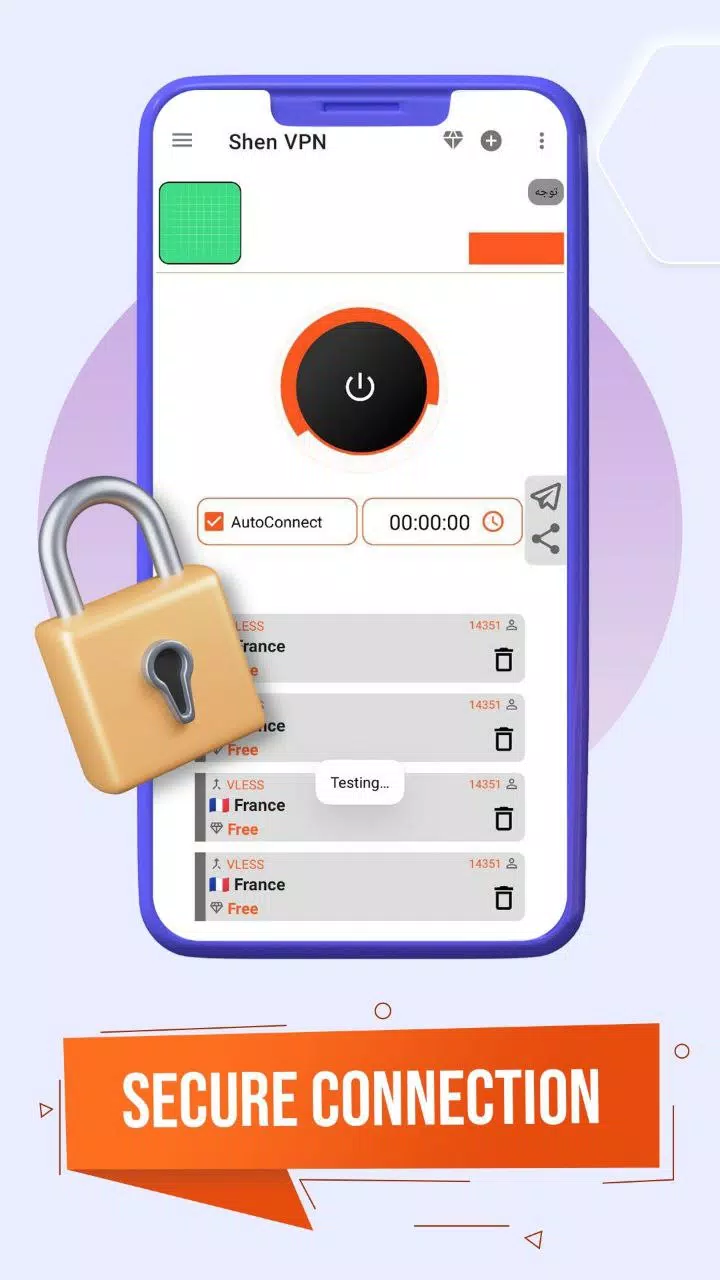 Shen VPN: fast & secure  Screenshot 3