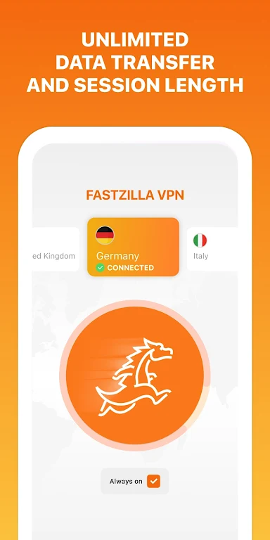 Fastzilla Unlimited VPN & Prox  Screenshot 2