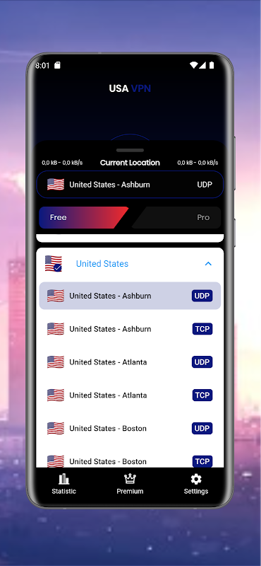 USA VPN - Secure Proxy VPN  Screenshot 1