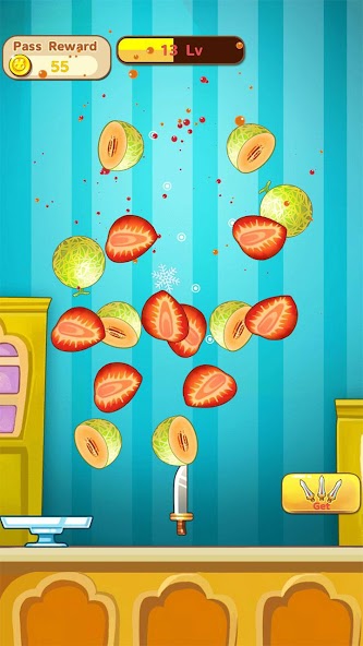 Fruit Fighter - Slash Knife Mod  Screenshot 1