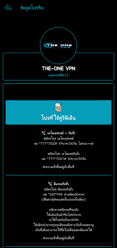 THE-ONE VPN  Screenshot 3