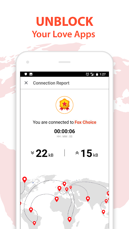 Fox VPN - Unlimited Free VPN Proxy Secure  Screenshot 2