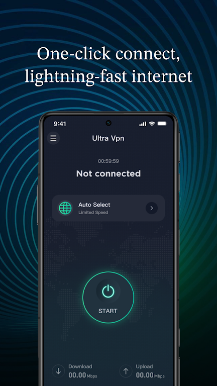 Ultra VPN - Speed of Light  Screenshot 2