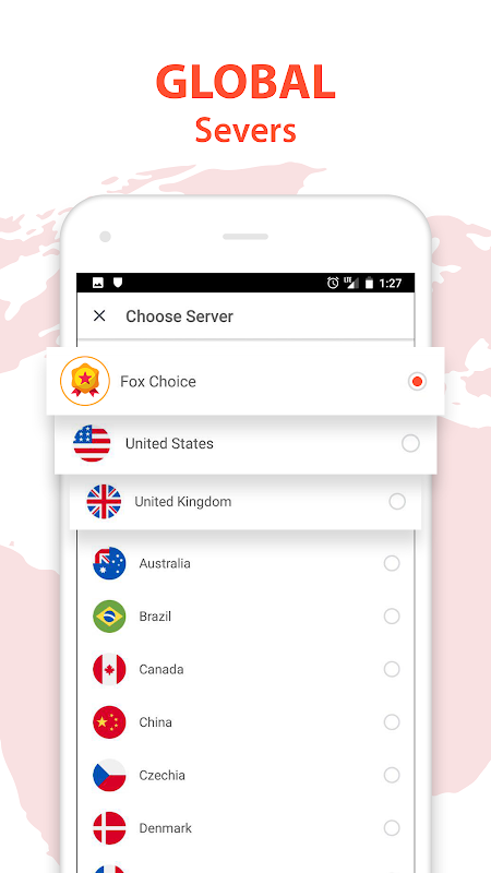 Fox VPN - Unlimited Free VPN Proxy Secure  Screenshot 1