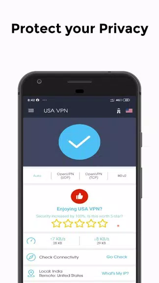 USA VPN - Free VPN & Unlimted Secure VPN  Screenshot 2