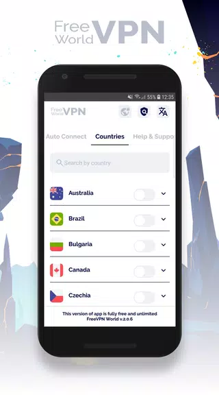 Free VPN World - Completely Free VPN Service  Screenshot 3