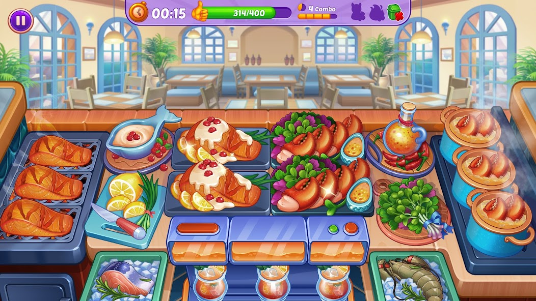 Cooking Crush - Cooking Game Mod  Screenshot 2