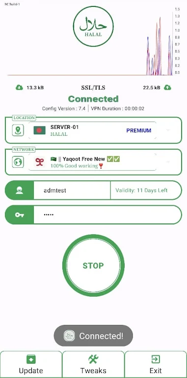 Halal - Internet Access VPN  Screenshot 4