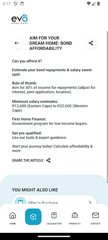 Evo Home Finance App  Screenshot 3