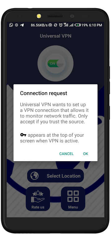 Universal VPN - Unlimited VPN  Screenshot 4