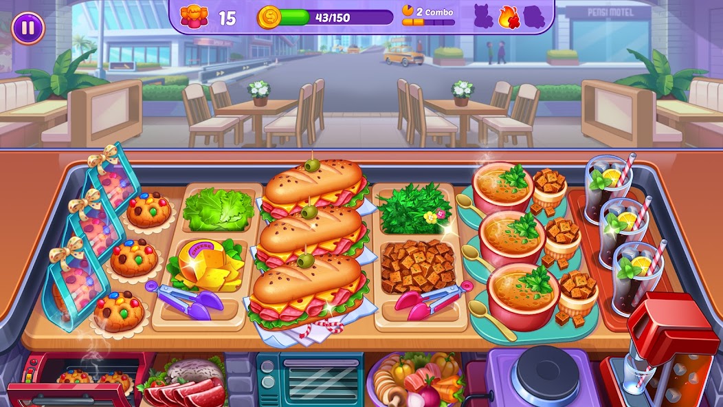 Cooking Crush - Cooking Game Mod  Screenshot 4