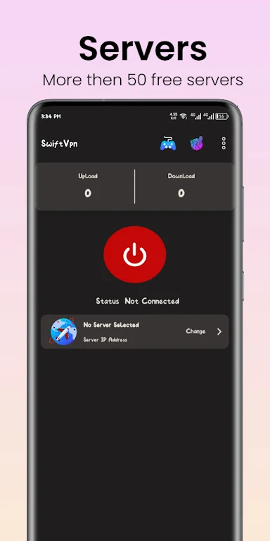 Swift VPN: Fast, Lite & Secure  Screenshot 1