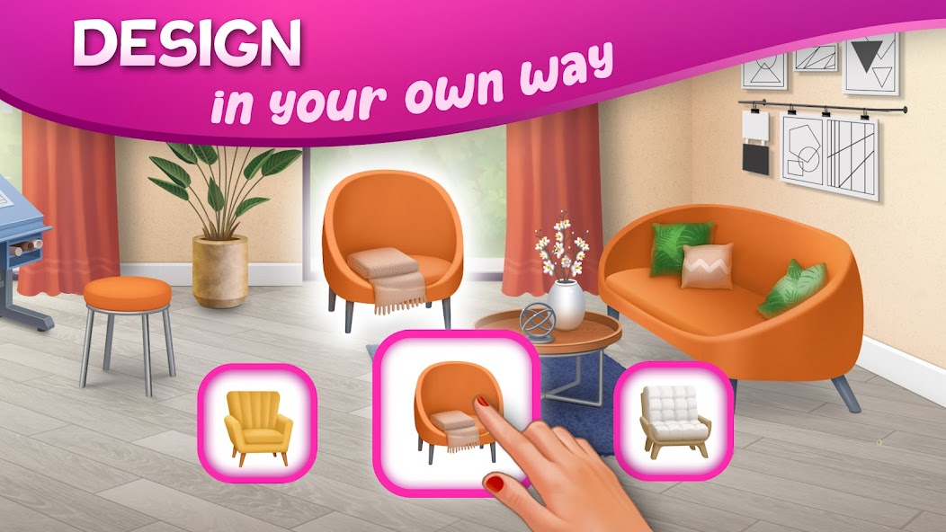 DesignVille: Home Design Game Mod  Screenshot 3