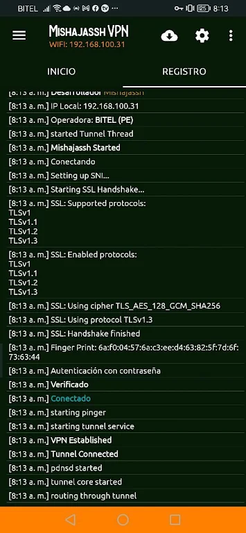 MISHAJASSH VPN  Screenshot 2