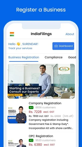 IndiaFilings: Taxes Simplified  Screenshot 1