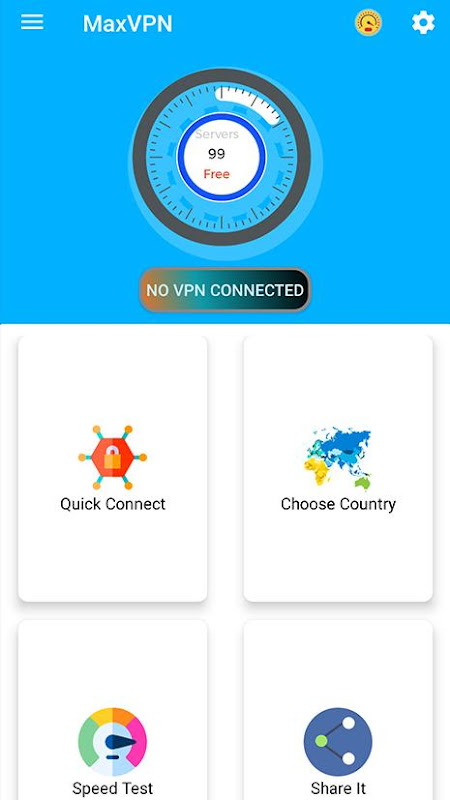 MaxVPN - Free Unlimited VPN  Screenshot 1