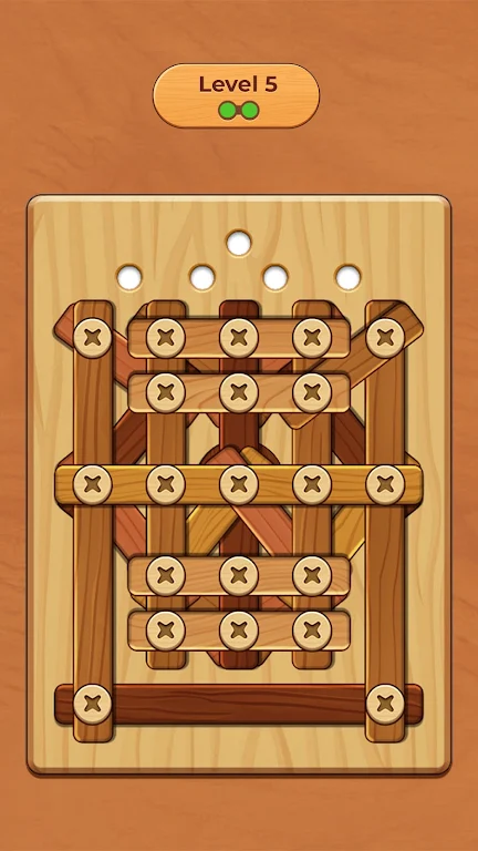 Wood Screw Puzzle Mod  Screenshot 1