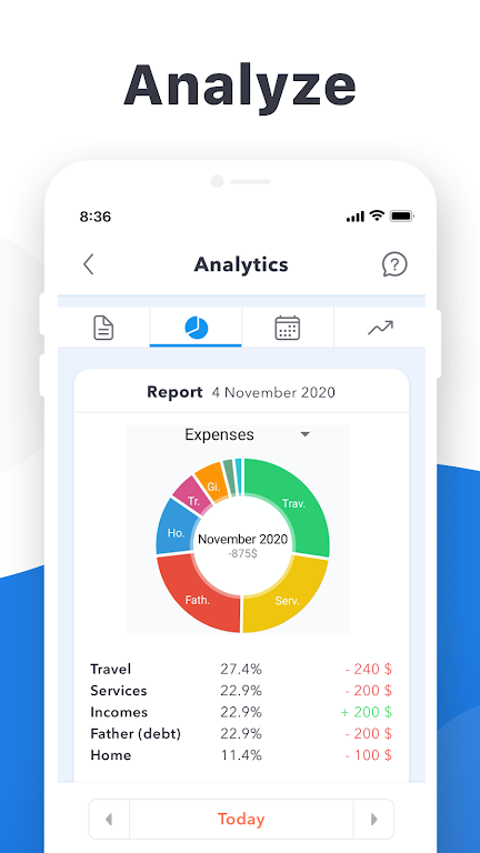 Expense tracker, Money manager  Screenshot 3