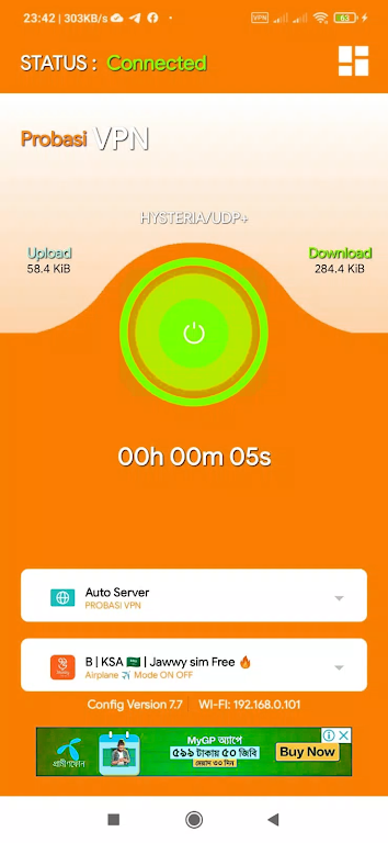 PROBASI VPN - Fast And Secure  Screenshot 2