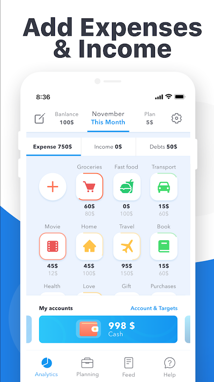 Expense tracker, Money manager  Screenshot 1