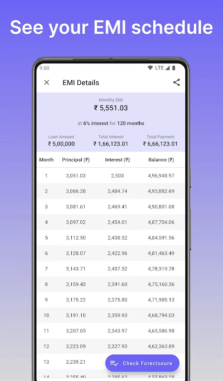 Easy EMI - EMI Loan Calculator  Screenshot 2