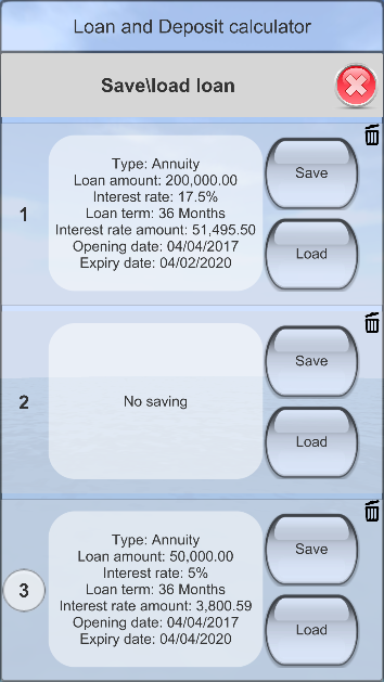 Loan&Deposit Calculator  Screenshot 1