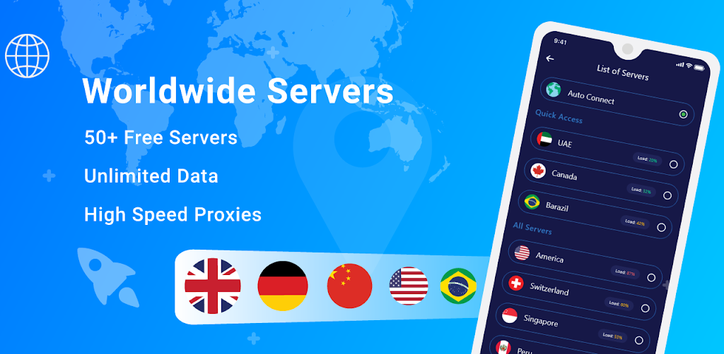 OLOW LITE VPN - UNLIMITED FREE VPN PROXY  Screenshot 3