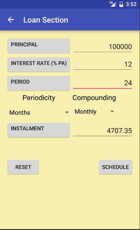 Interest(ing) Calculator  Screenshot 1