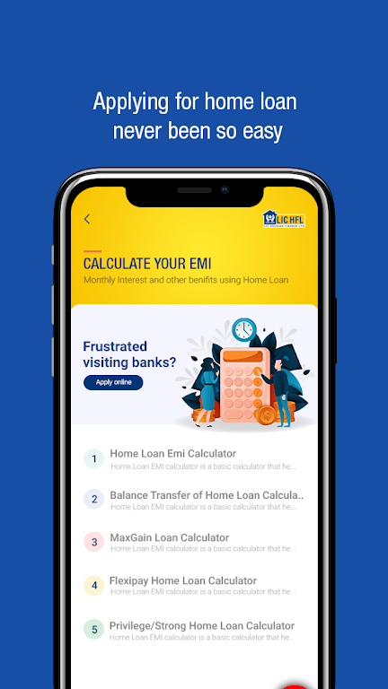 LIC HFL Home Loans  Screenshot 2