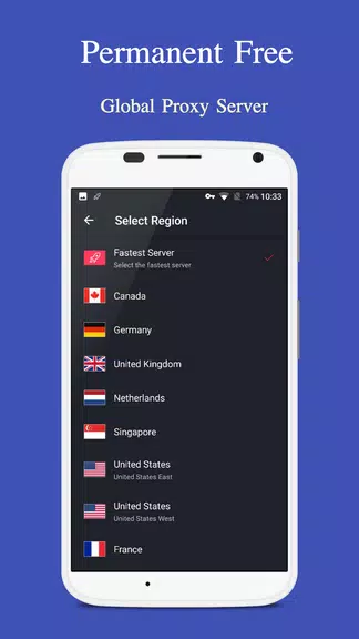 Inf VPN - Global Proxy & Unlimited Free WIFI VPN  Screenshot 2