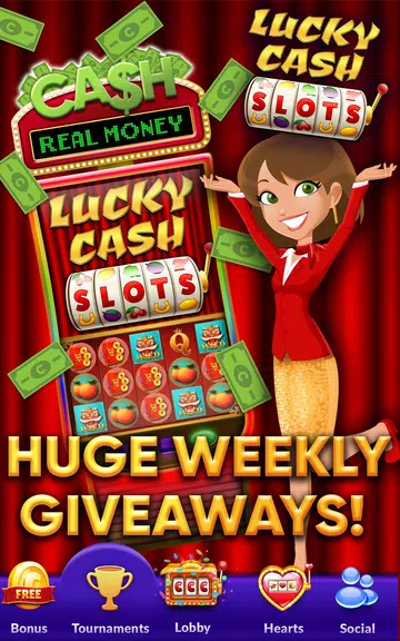 Lucky CASH Slots - Win Real Money & Prizes  Screenshot 1