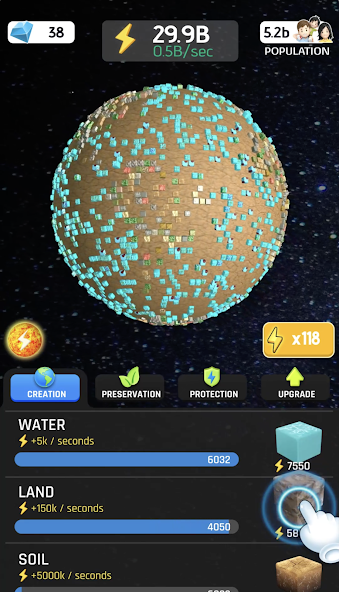 Idle World - Build The Planet Mod  Screenshot 2